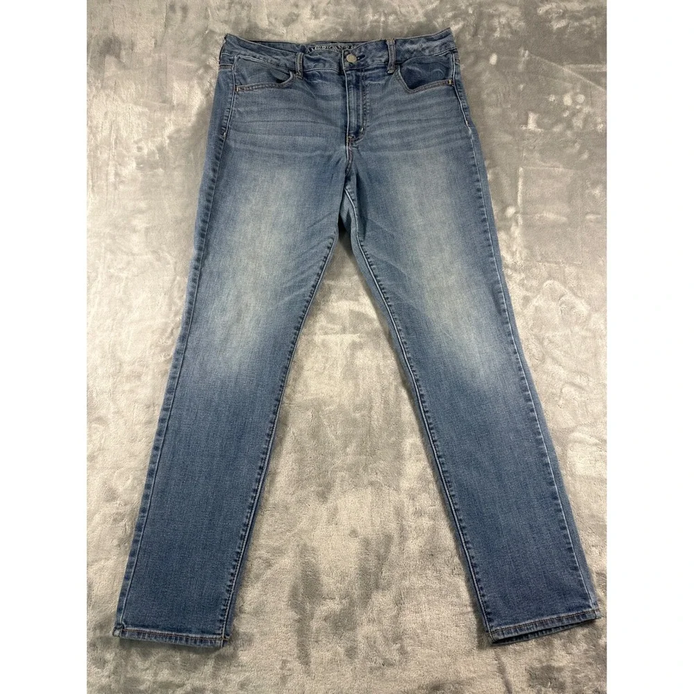 American Eagle Outfitters Hi-Rise Jegging Super Stretch BlueJeans Size14 Regular